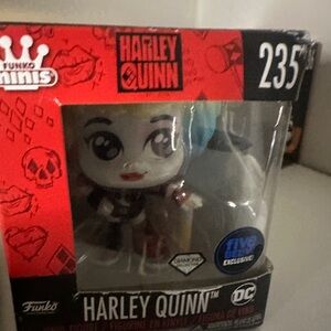 Funko Harley Quinn Blue and Red Vinyl Figure